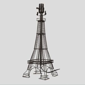 Eiffel Tower Black Metal Art lamp Sculpture